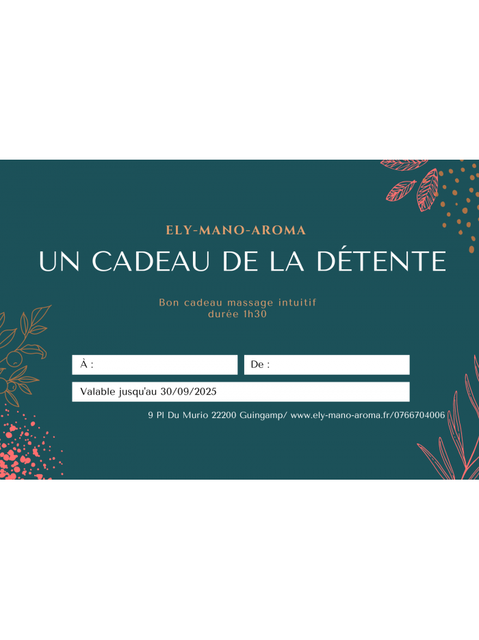 copy of Bon cadeau massage intuitif